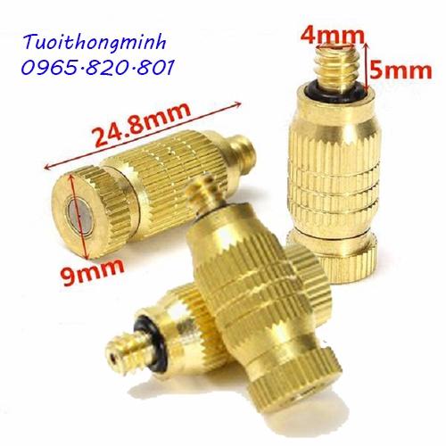 Đầu Béc Phun Sương Bằng Chất Liệu Đồng Thau