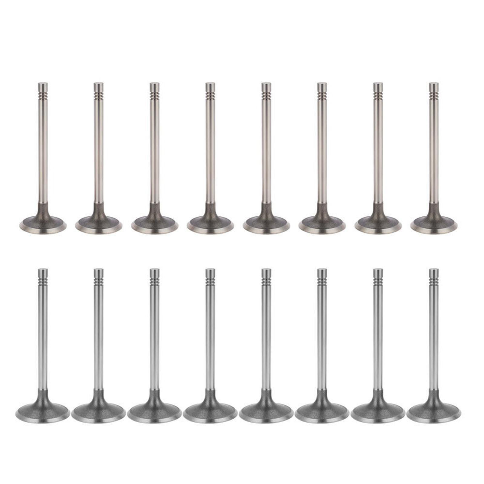 16Pcs Intake Valves and Exhaust Valves for 10-17