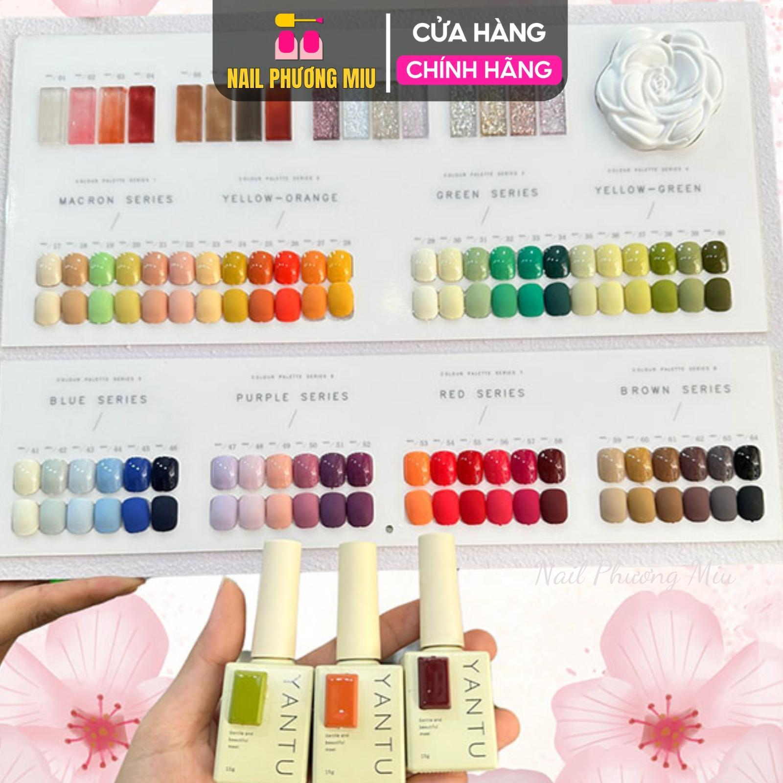 [1 Chai Lẻ] Sơn Gel Hoa Hồng Yantu 64 Màu Sơn Cao Cấp Siêu Đậm Mướt Màu Ngẫu Nhiên Nữ Women