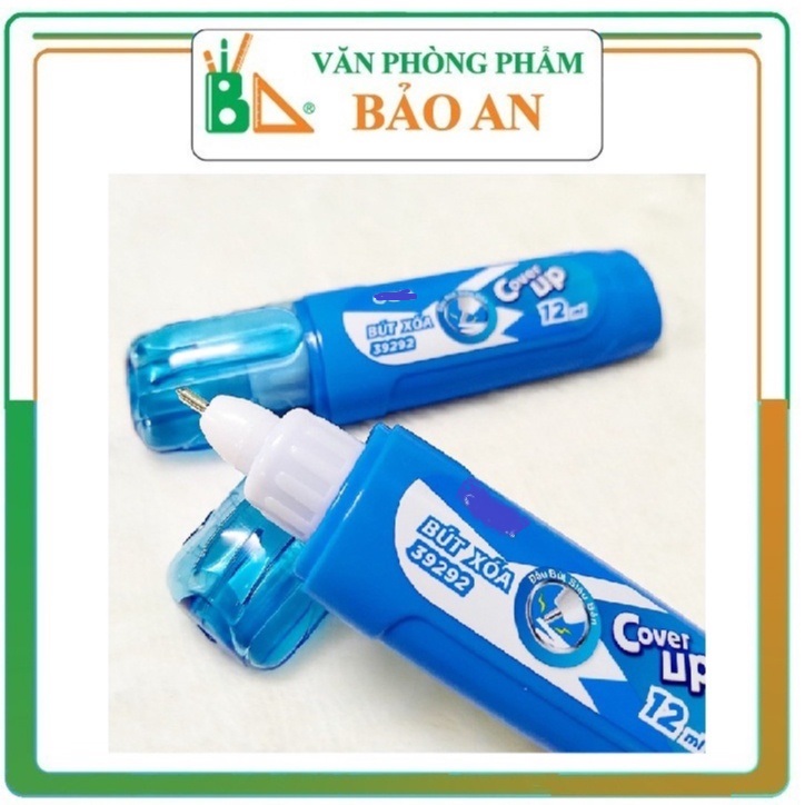 Bút Xoá Nước 39292 12ml Mẫu Mã Gọn Nhẹ, Mực Xóa Lỏng, Nhanh Khô Giúp Bạn Dễ Dàng Tẩy Sạch Các Lỗi Trong Văn Bản Mà Không Tốn Quá Rộng Rãi Công Sức, Thời Gian Và Ko Làm Rách Giấy.