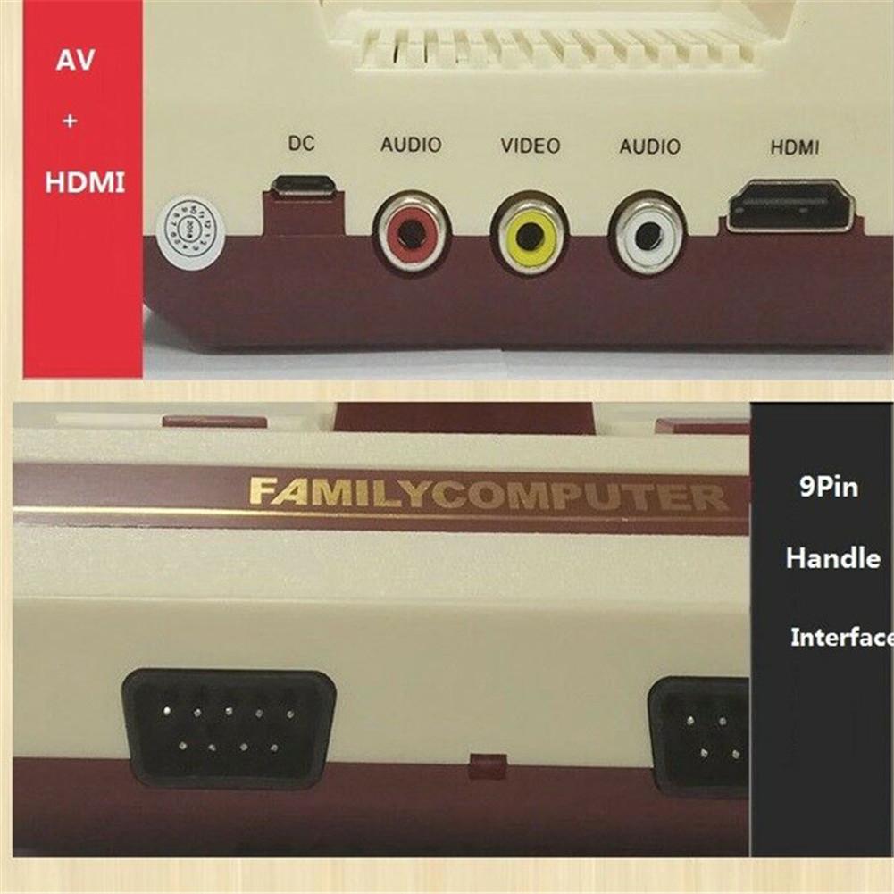 Mini FC Compact Built In 600 Classic Games 8Bit HDMI TV Game Console