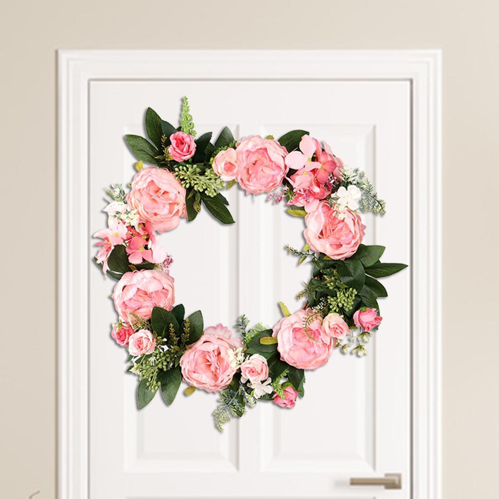 Artificial  Garland Front  Hanging Wreath