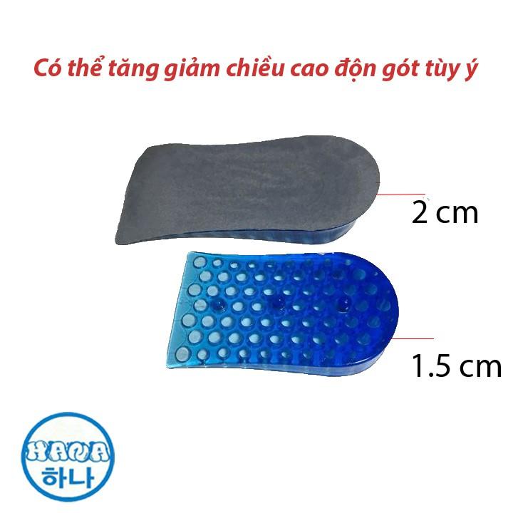 RẺ VÔ ĐỊCH Sét 2 Miếng lót giày độn tăng chiều cao silicon rất êm chân