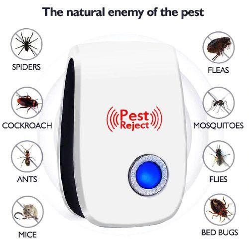 Máy Đuổi Chuột, Máy Đuổi Các Loại Côn Trùng Pest Reject Bằng Sóng Âm Hiệu Quả, Bảo Vệ Sức Khỏe, An Toàn Khi Sử Dụng, Thi