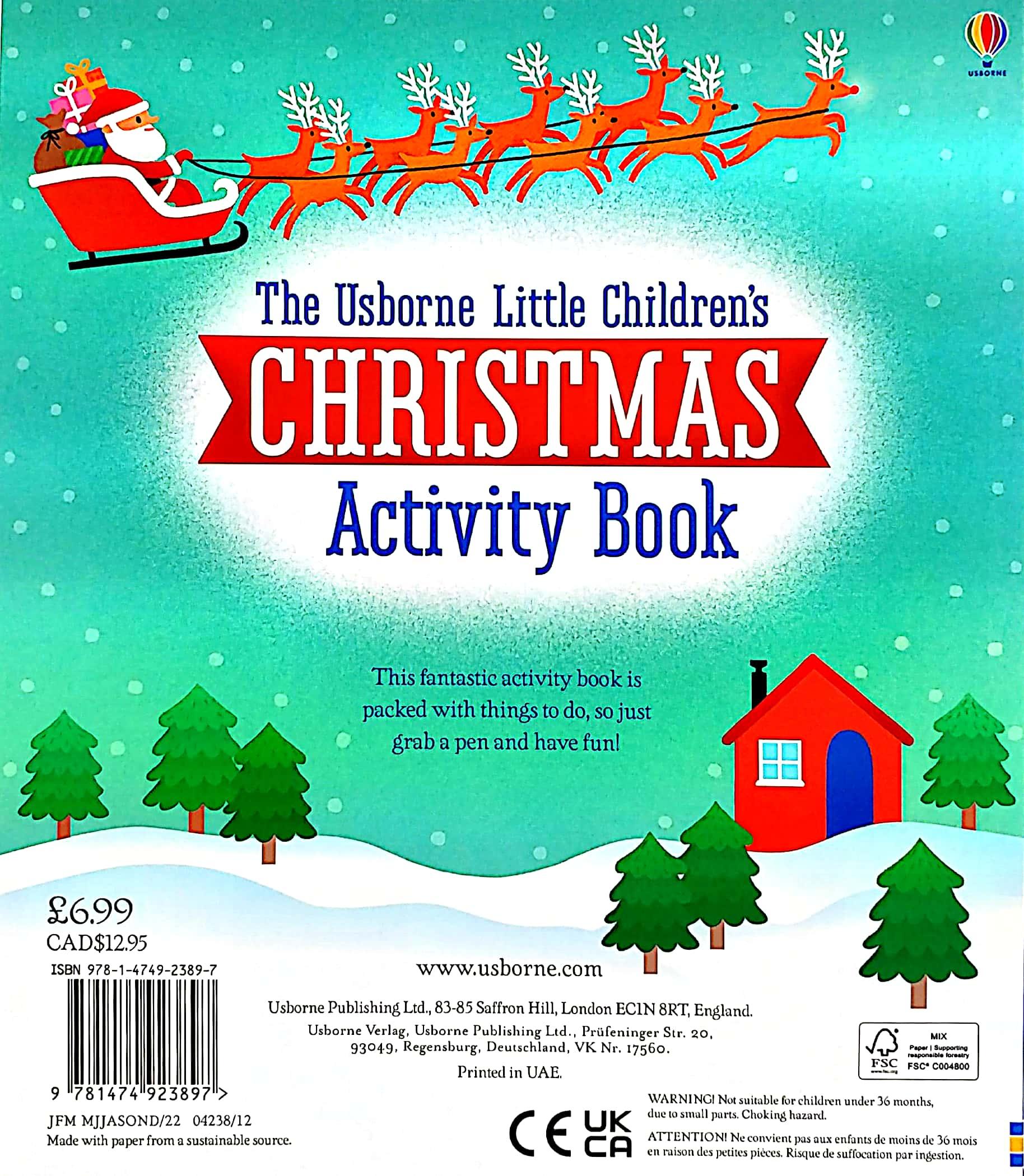 Little Children's Christmas Activity Book