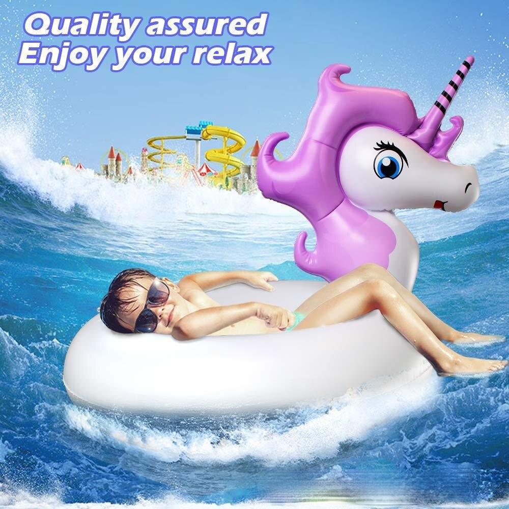 Vòng Bơi Bơm Hơi Unicron Mới Cho Trẻ Em Bể Bơi Phao Bơi Vòng Tròn Bữa Tiệc Mùa Hè Đồ Chơi Bể Bơi