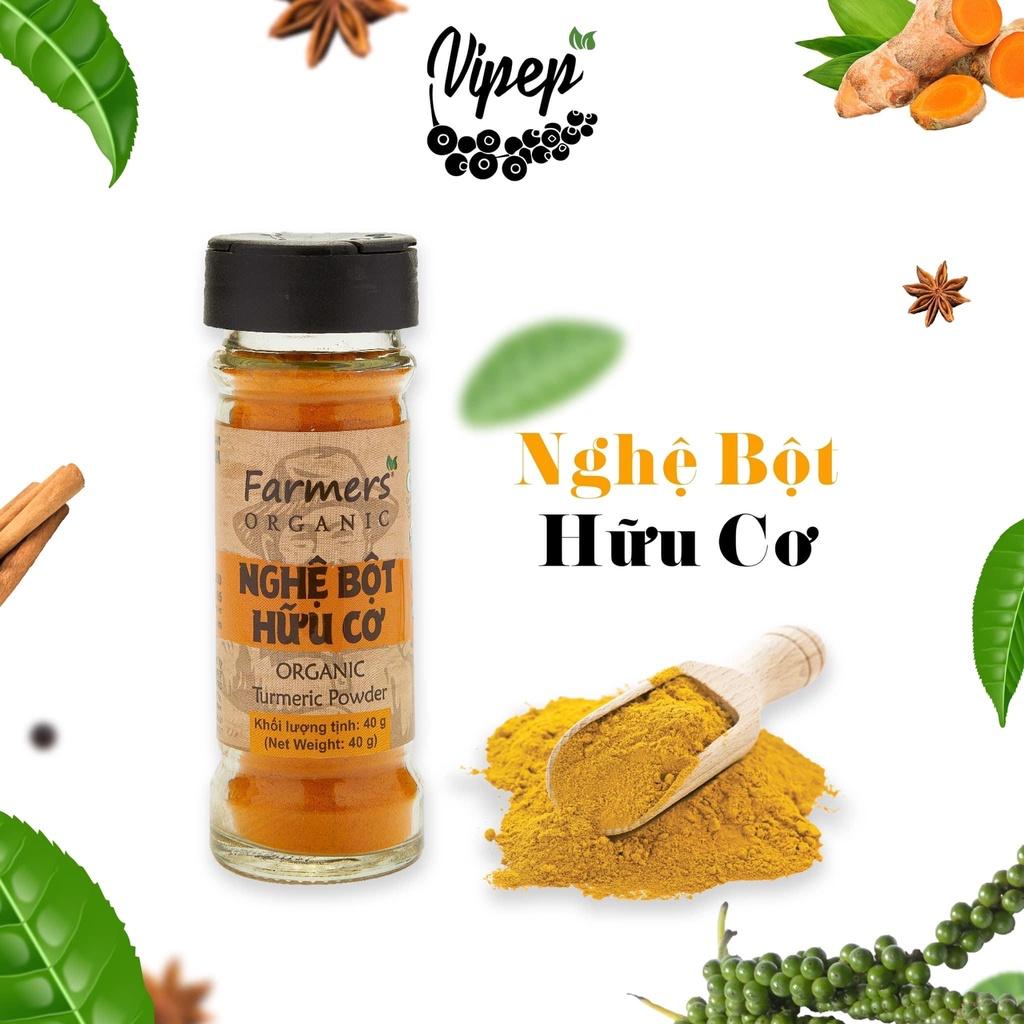 Tinh bột nghệ hữu cơ nguyên chất FarmersOrganic 40g - Dùng làm đẹp, làm gia vị nấu ăn, tốt cho sức khỏe