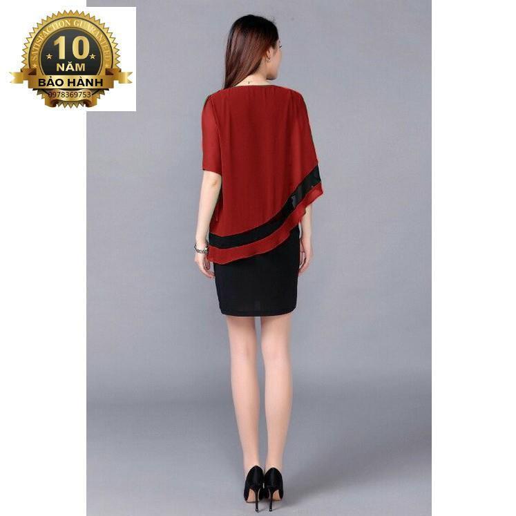 SALE - Đầm ôm body, áo ngoài cánh dơi MS214