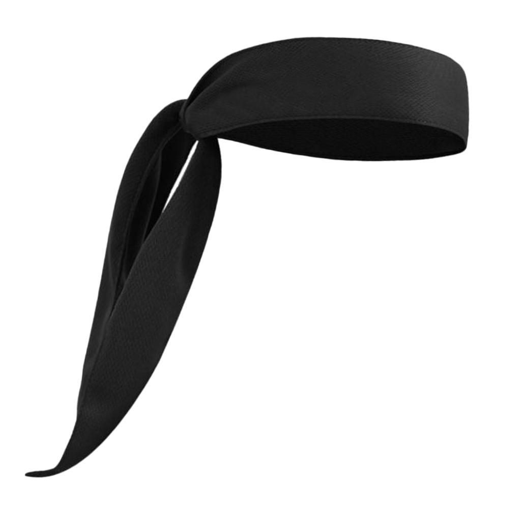 Men Women Sports Headband Tennis Running Fitness Sweatband Hairband red