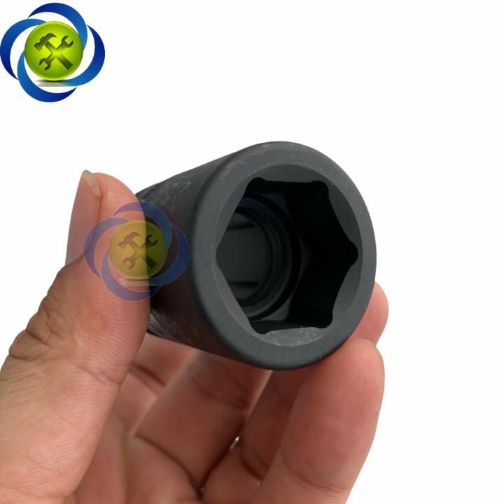 Tuýp 24mm 3/4 Kingtony 651524M loại ngắn 6 cạnh màu đen