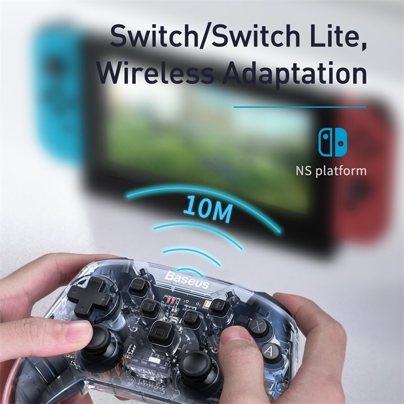 Tay cầm chơi Game không dây Baseus Nintendo Switch Motion Sensing Vibrating Gamepad - Hàng Chính Hãng