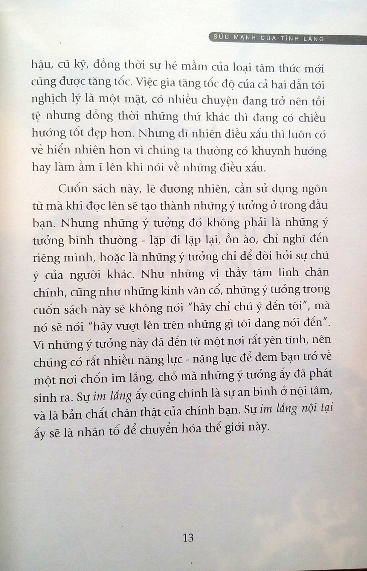 Sức Mạnh Của Tĩnh Lặng - Eckhart Tolle