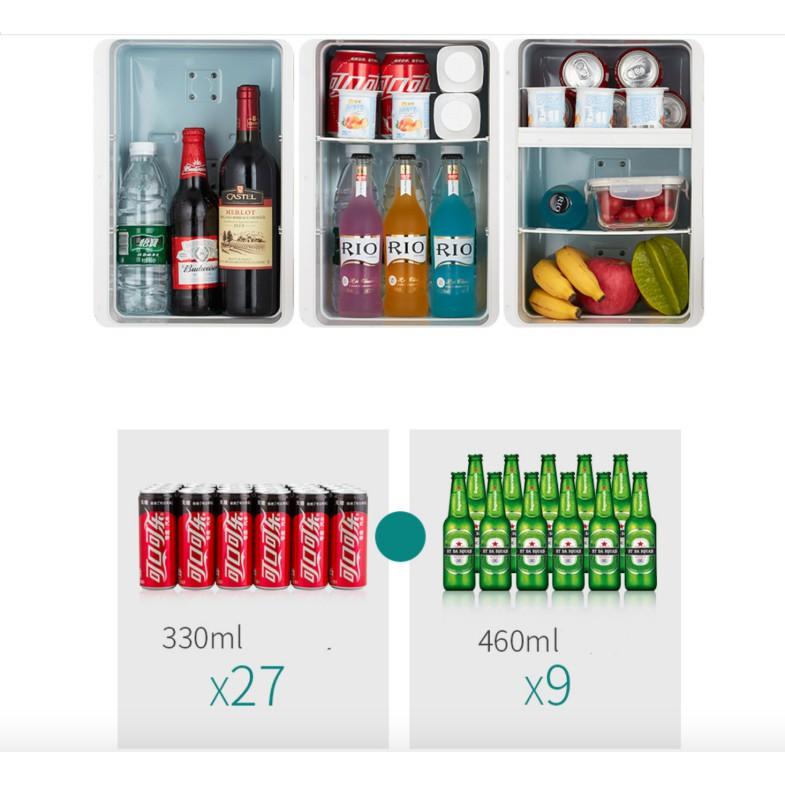 Tủ lạnh 20L tiện lợi trên xe ô tô hoặc gia đình.