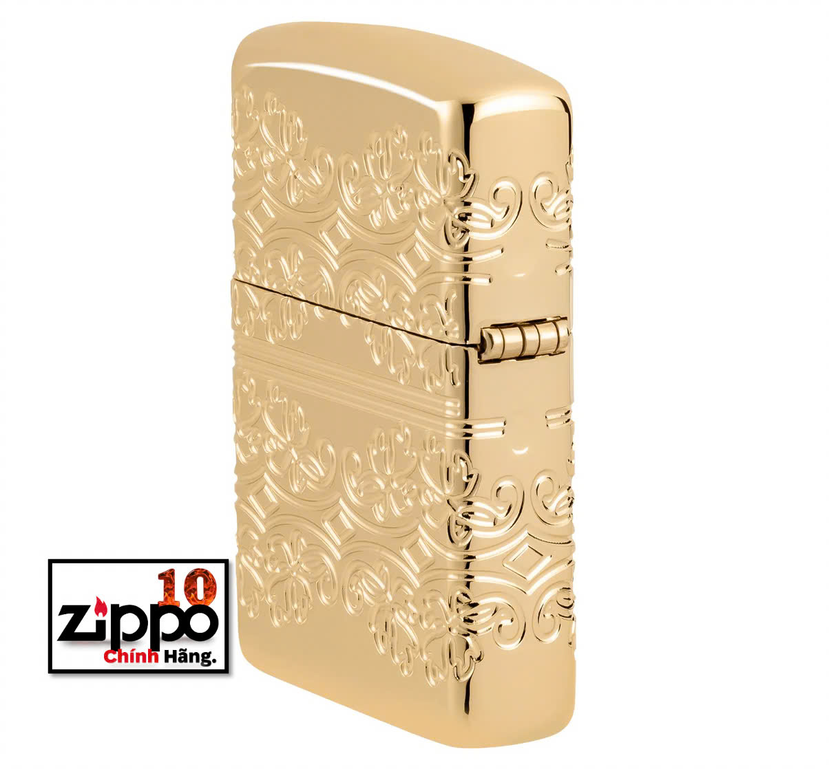 Bật lửa Zippo 46301 Lucky Clover Design - Chính hãng 100%