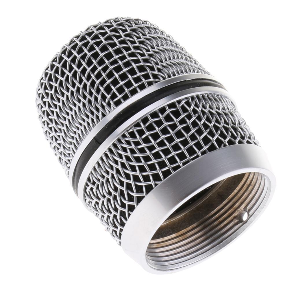 Steel Microphone Grill Head Windscreen Head Cover Grille for Mic Parts