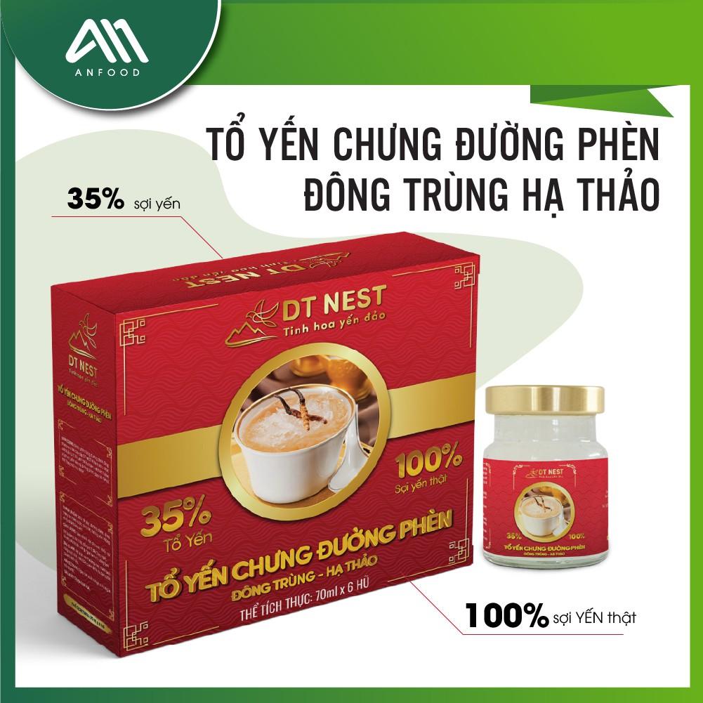 01 Lốc Tổ Yến chưng đường phèn đông trùng hạ thảo (Lốc 6 hũ)