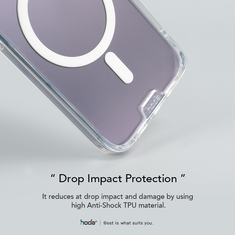 Ốp lưng dành cho iPhone 14 Pro/14 Pro Max Hoda Crystal Pro with Magnetic - Hàng Nhập Khẩu