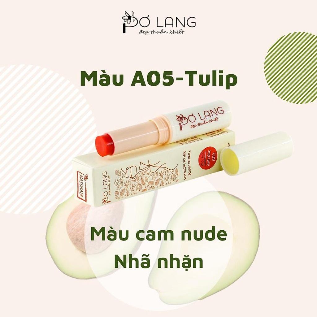 Son dưỡng có màu Pơ Lang giảm khô môi dưỡng hồng môi 3.5gr