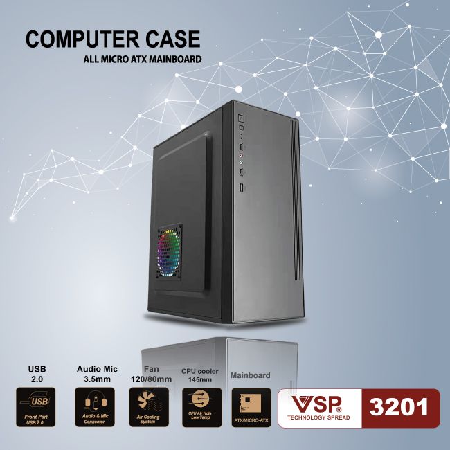 CASE VSP 320x (Chuẩn ATX) - HÀNG CHÍNH HÃNG