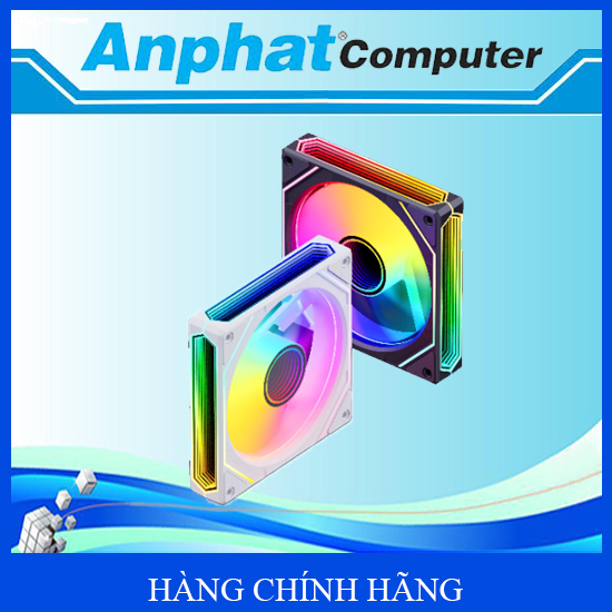 Quạt Tản Nhiệt Case MAGIC SNOMAN F-135 ARGB 3 Mặt Gương Black/White – Hàng Chính Hãng