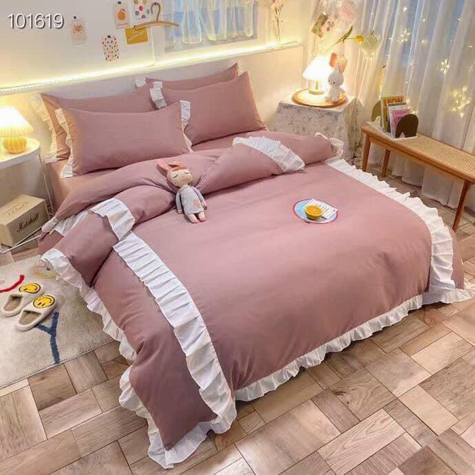 Cotton Bèo Hồng Trơn