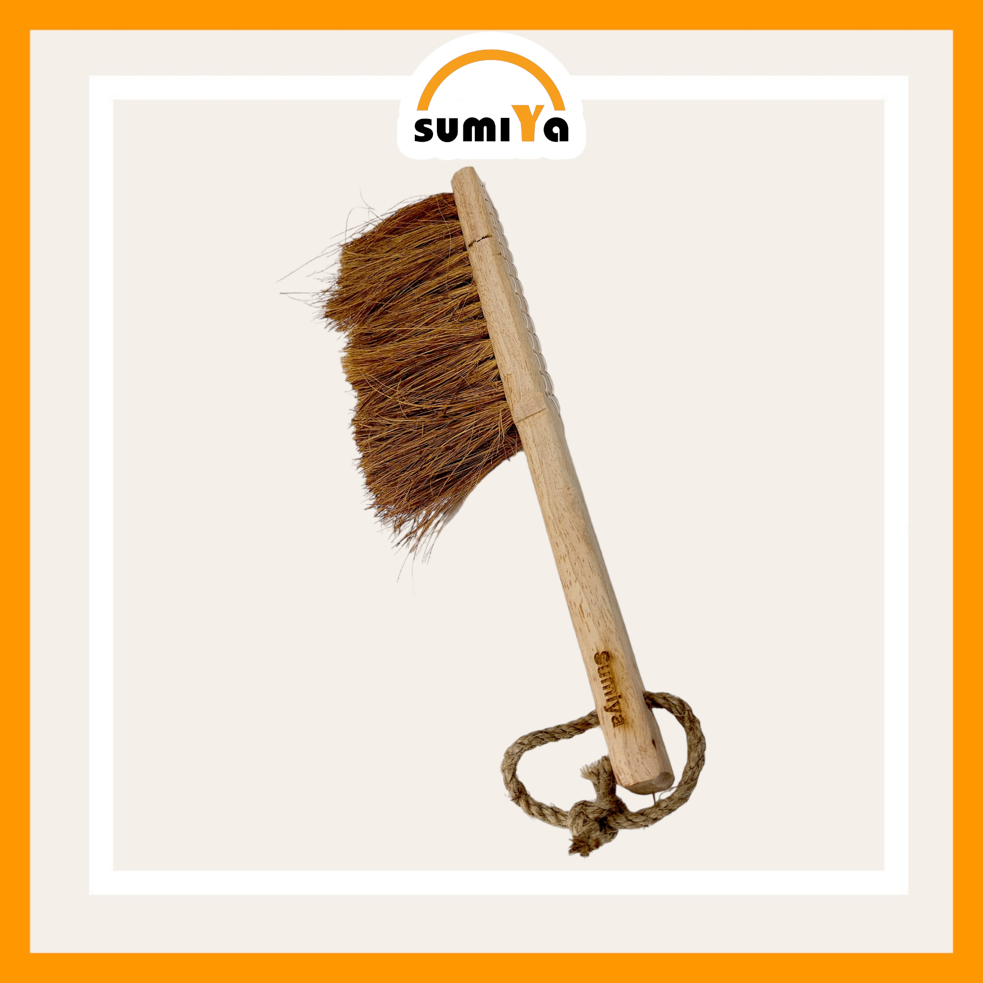 Cọ xơ dừa cán gỗ, cọ xơ dừa đa năng, cọ tiện dụng, cọ vệ sinh sàn, chà sàn, chà thảm