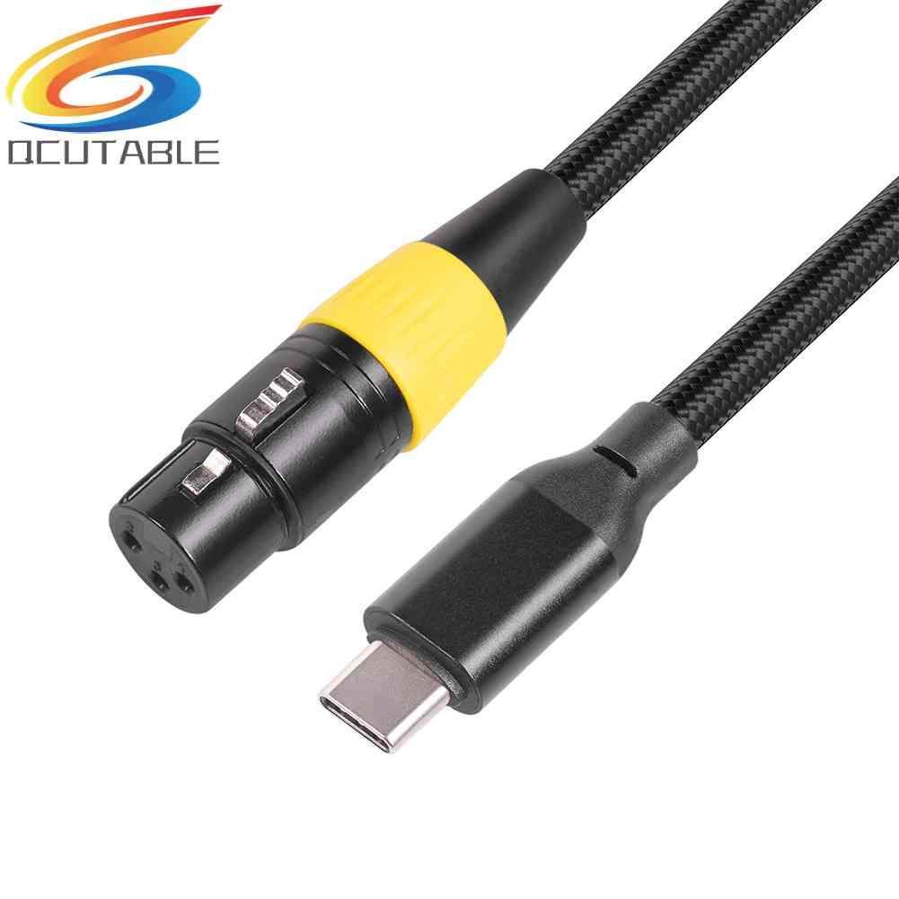 Cáp ChuyểN ĐổI Âm Thanh Micro LoạI C USB 2.0 Sang XLR 3 Pin