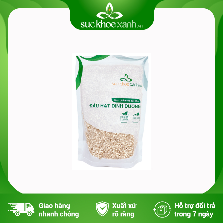 Hạt diêm mạch (quinoa) trắng Sức Khỏe Xanh - Nhập khẩu Peru Nam Mỹ chính hãng