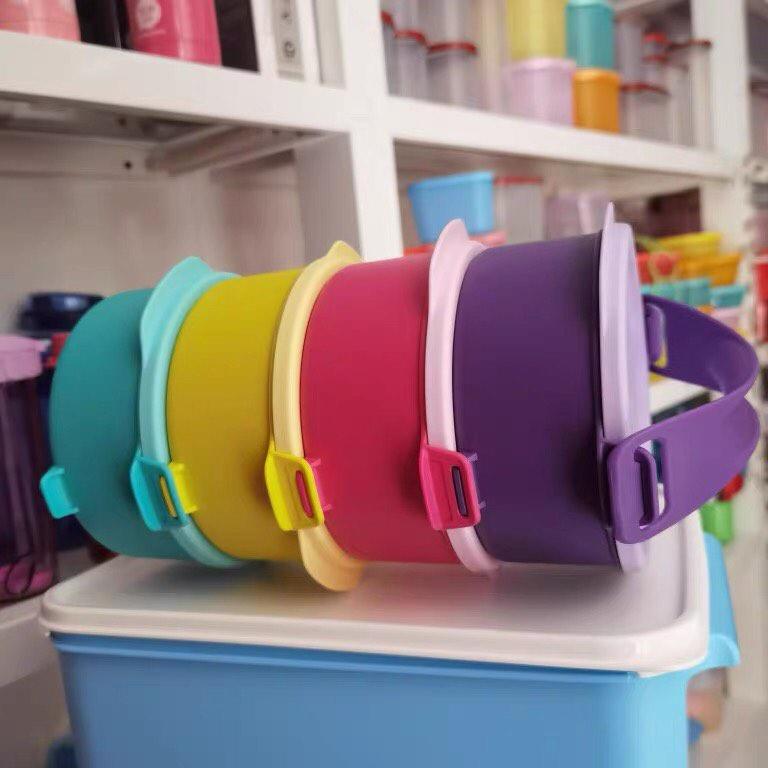 Set Cặp lồng cơm 4 tầng Tupperware -Sét hộp đựng đồ khô, ngăn mát tủ lạnh Tupperware Trung