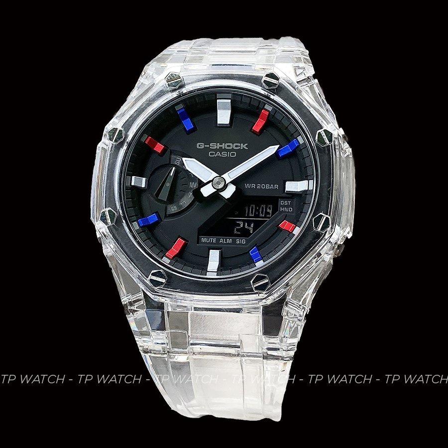 Đồng Hồ Nam Dây Nhựa Casio G-Shock GA-2100-1A AP CUSTOM SKELETON x HARLEY QUINN ROYAL OAK (SPECIAL)