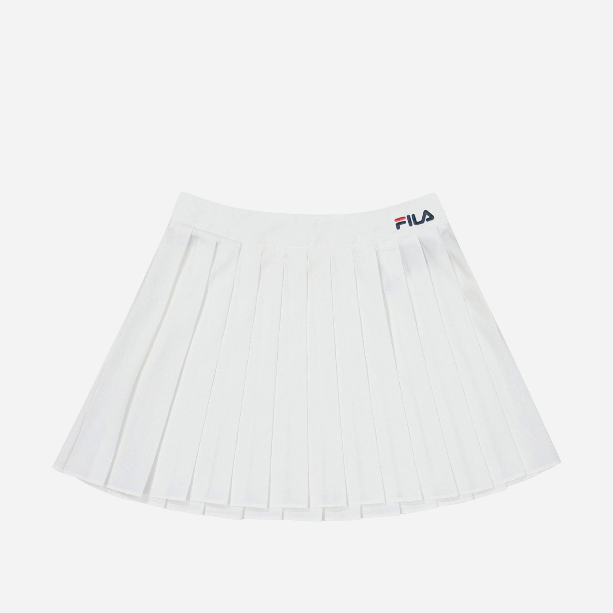 Chân váy thời trang nữ Fila Tennis - FW2SKF1065F-WHI