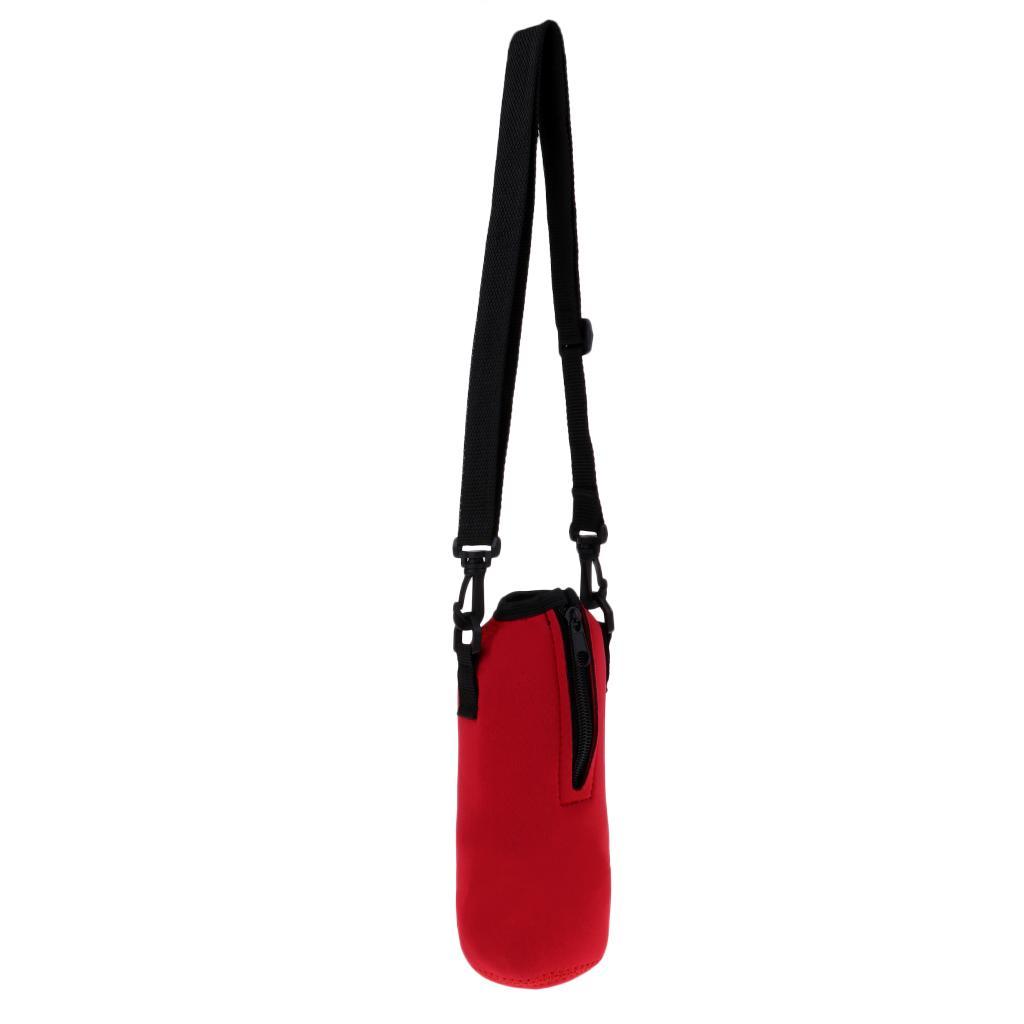 2pcs Water Bottle Holder for 750ml Bottles - Carry, Protect and Insulate Your Flask with Adjustable Shoulder Strap
