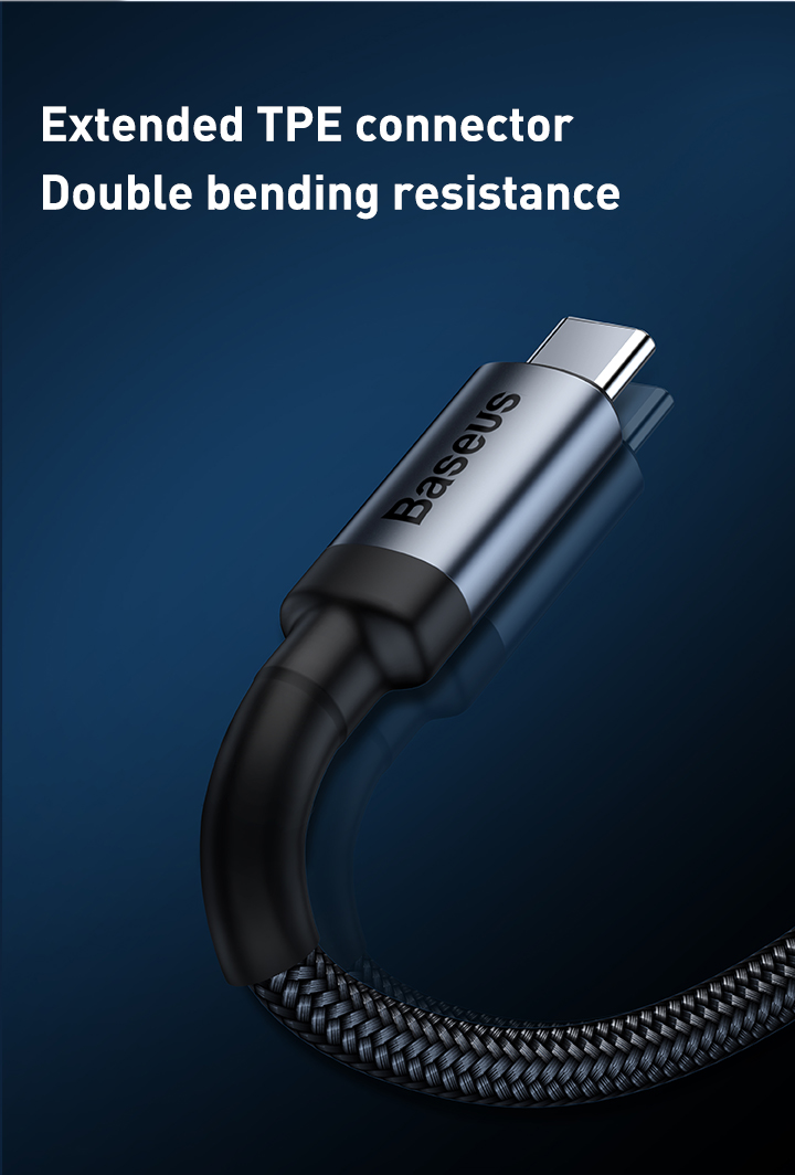 Cable Baseus Cafule Series PD3.1 60W Type C to Type C - Hàng chính hãng