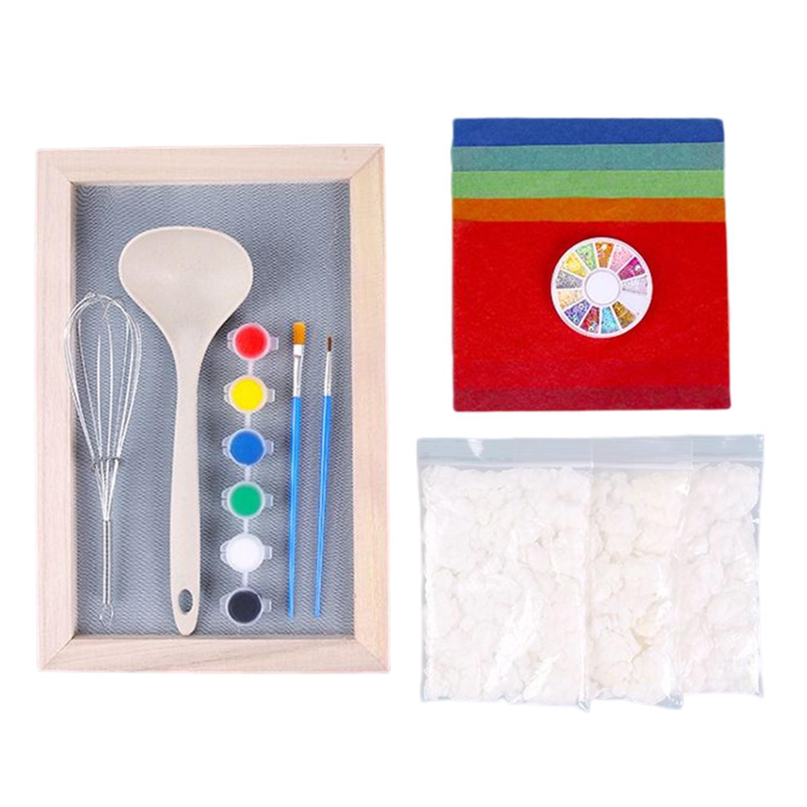 Wooden Paper Making Screen Handmade Paper Making Model Set for Kids Children
