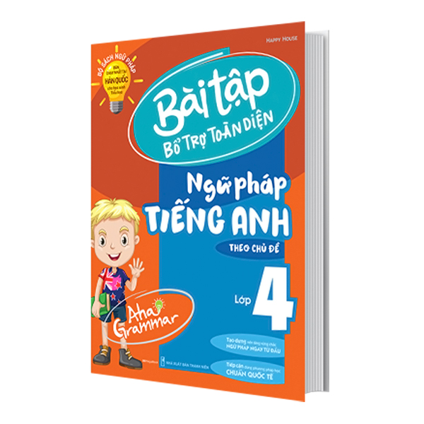 Combo 2 Cuốn Aha Grammar Ngữ Pháp Và Bài Tập Bổ Trợ Tiếng Anh Lớp 4