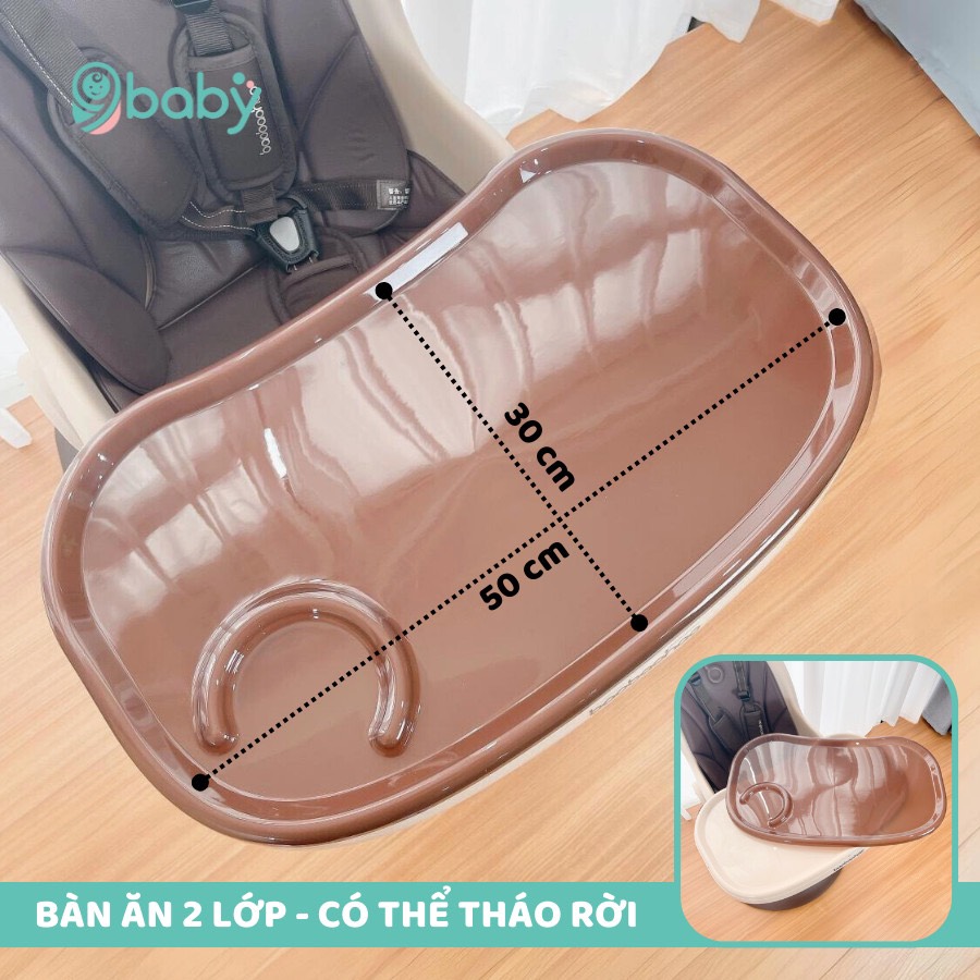 GHẾ ĂN DẶM BAOBAOHAO HÌNH PHI THUYỀN 4 TƯ THẾ NGẢ LƯNG MẪU MỚI 2023 - HÀNG CHÍNH HÃNG