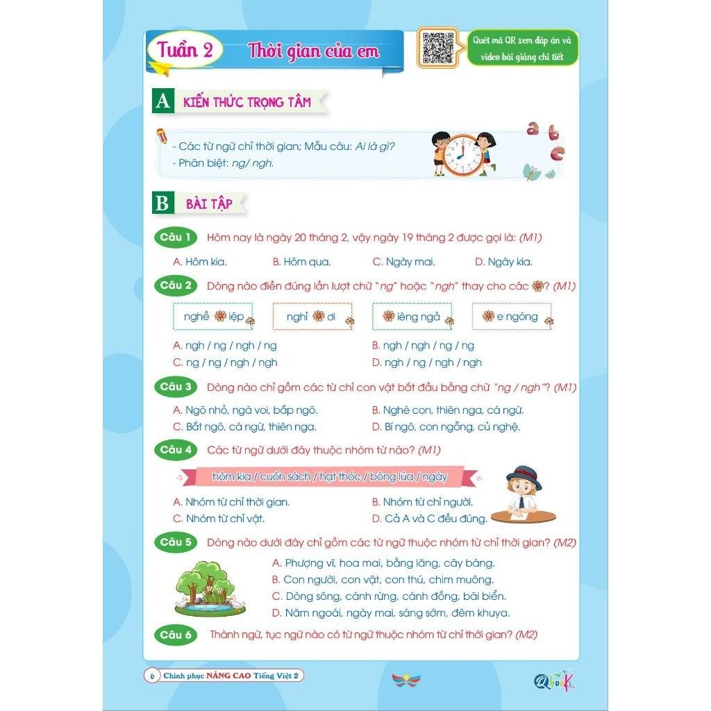 Chinh Phục Nâng Cao Tiếng Việt Lớp 2 - Cánh Diều - Cả Năm ( 1 Cuốn )  - Bản Quyền