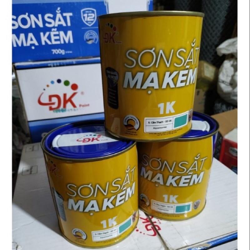 Sơn sắt mạ kẽm màu Nhũ Đồng 1K - Sơn đa năng, bám dính tốt, có độ bóng cao và nhanh khô