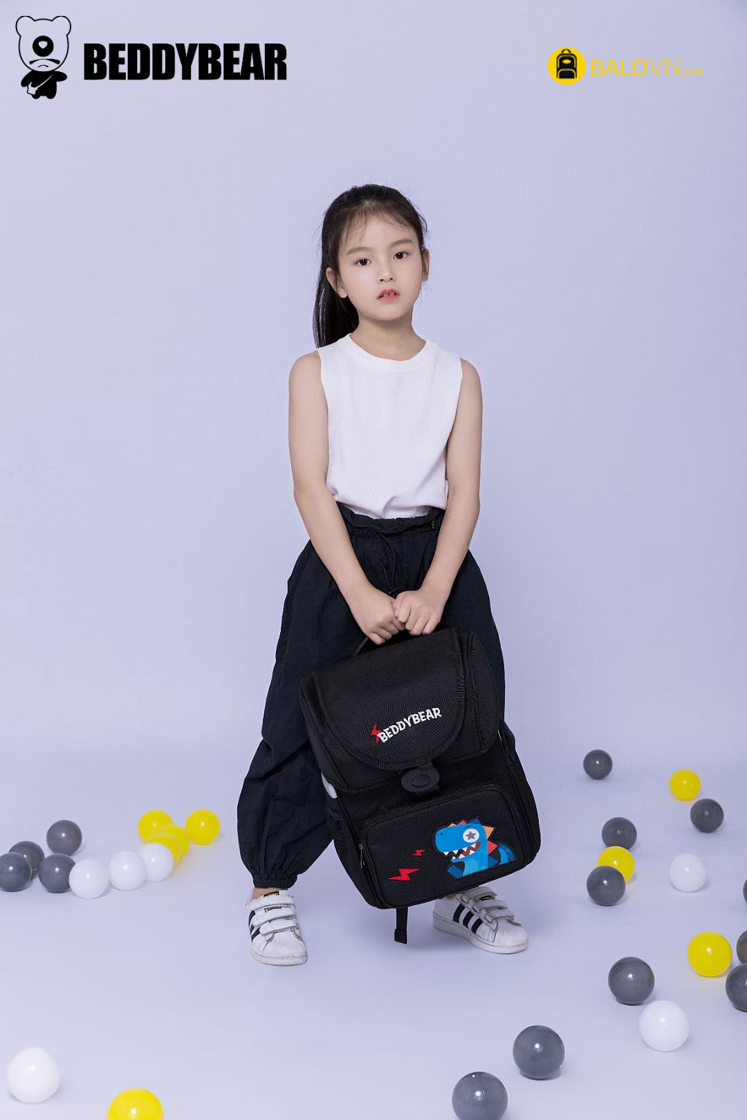 Balo Beddybear Schoolbag Cho Bé Đi Học từ 06 Tuổi Trở Lên - Hàng chính hãng