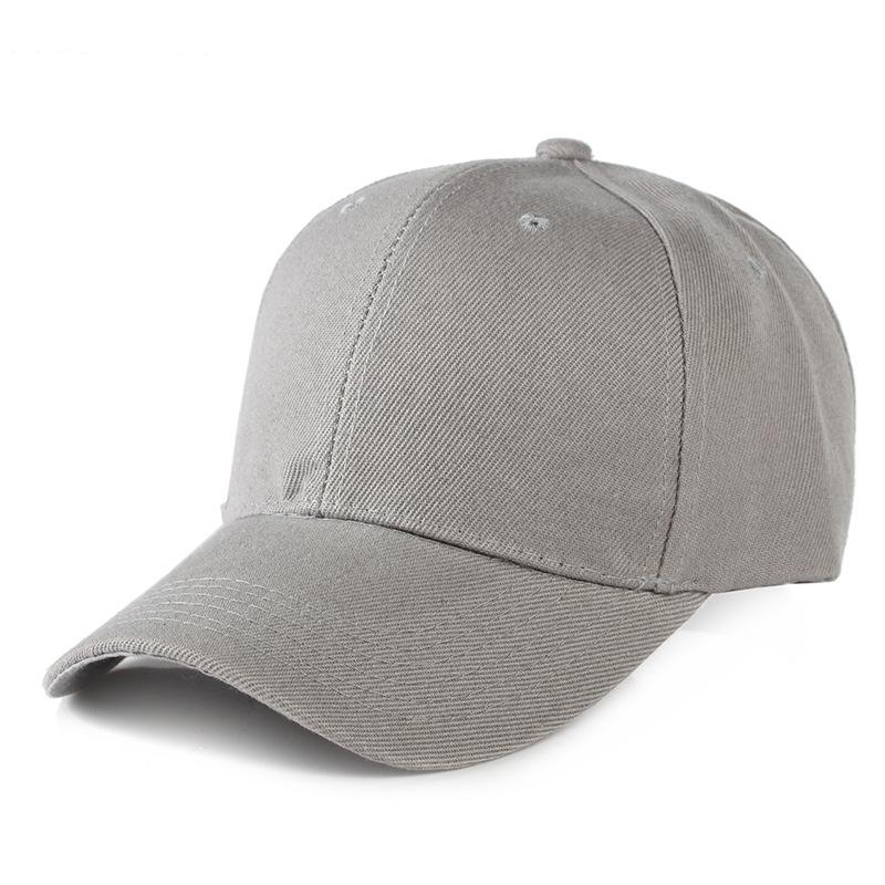 Mũ bóng chày rắn điều chỉnh mũ snapback trơn trơn trống thể thao mũ bóng chày unisex cho xe tải nam Color: Khaki Size: Adjustable55-60CM