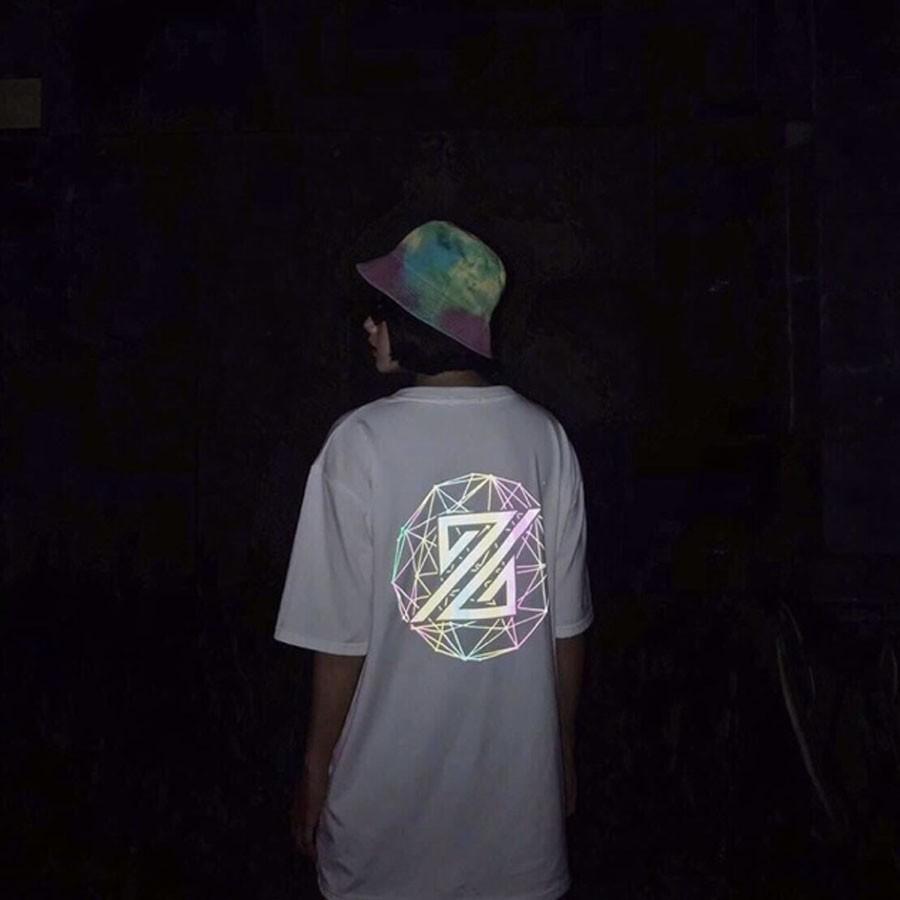 Áo thun phản quang tay lỡ Nam Nữ The ZEDD