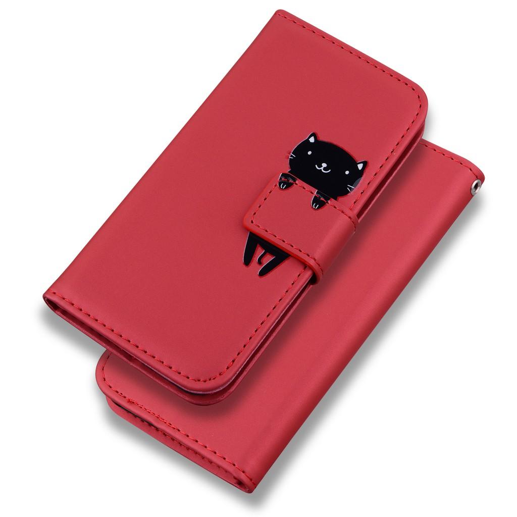 Ốp lưng da ví gập cho iPhone 12 iPhone 11 Pro Max iPhone 12 mini iPhone X XS MAX XR