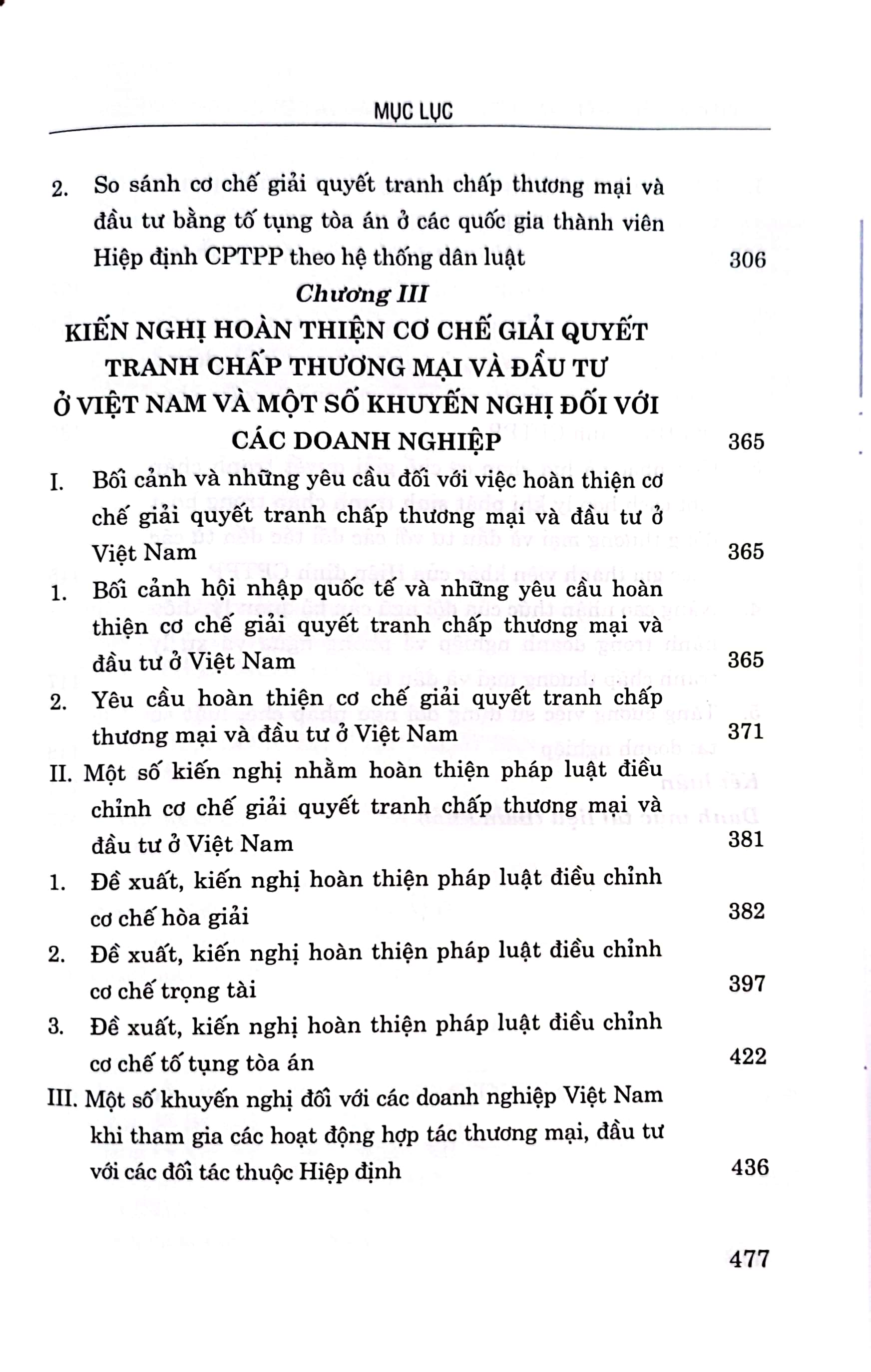 Cơ chế giải quyết tranh chấp thương mại và đầu tư ở các quốc gia thành viên Hiệp định đối tác toàn diện và tiến bộ xuyên Thái Bình Dương (Sách chuyên khảo)