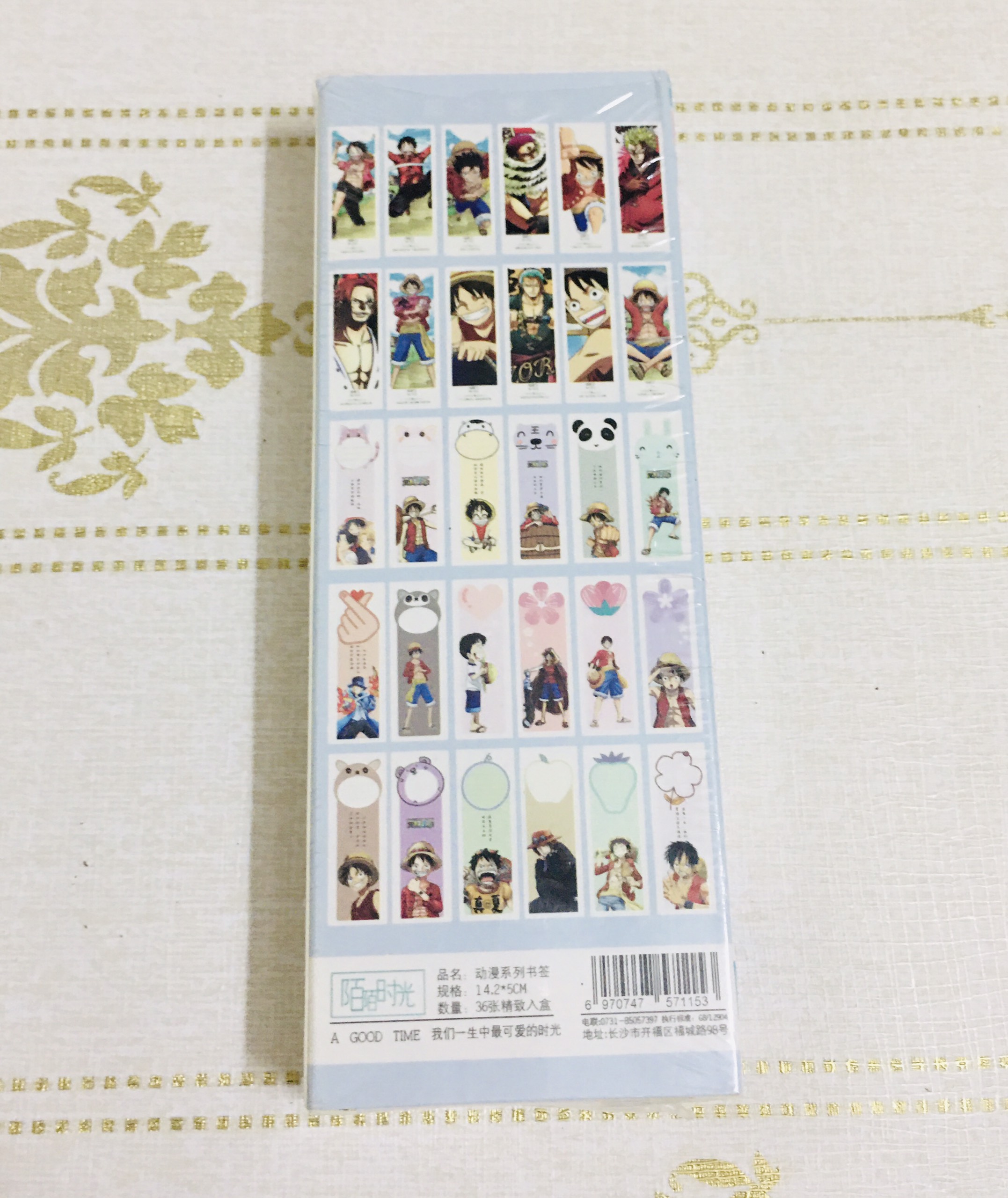 Hộp 36 Đánh Dấu Sách Bookmark One piece (giao mẫu ngẫu nhiên)