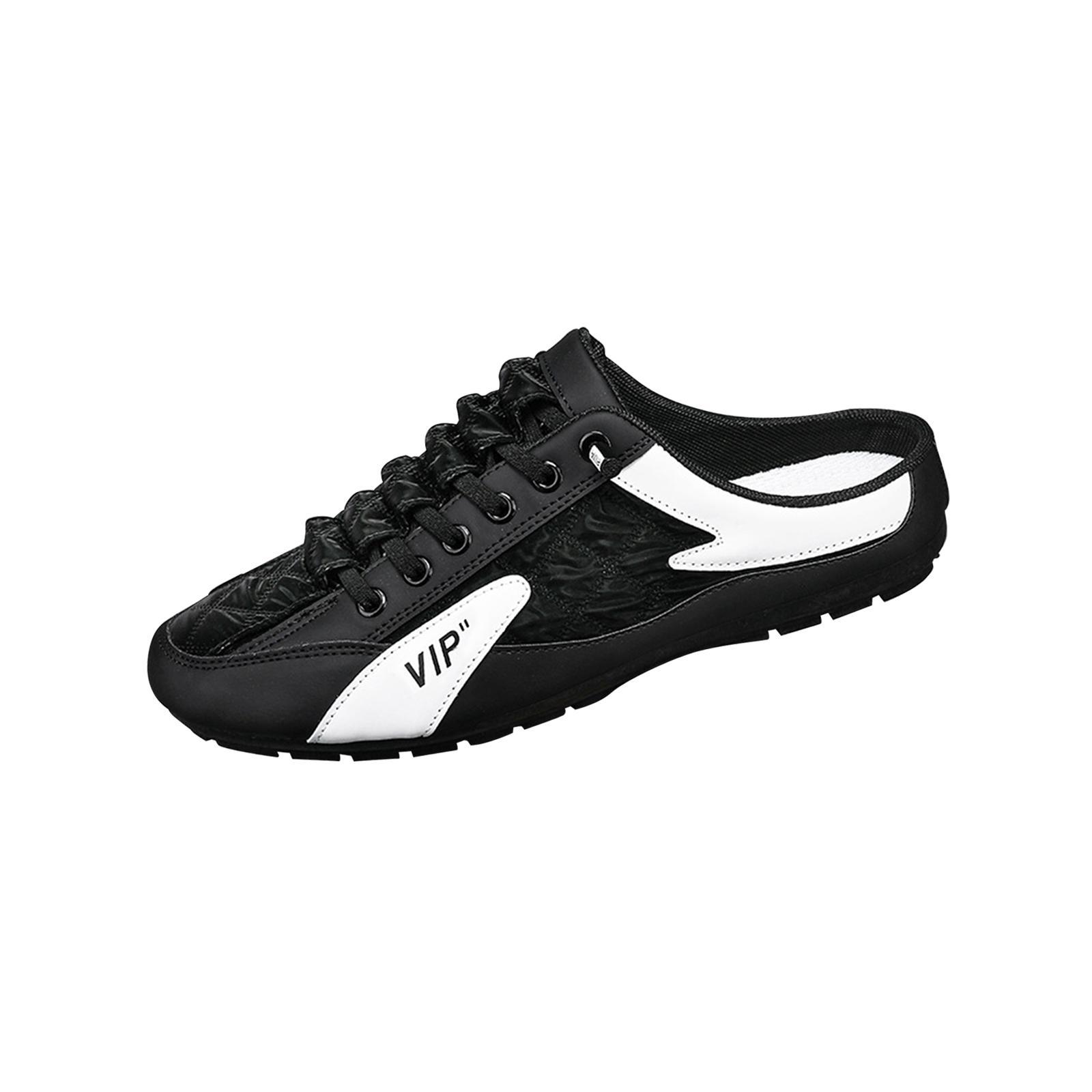Men Slip on Mule Sneakers Casual Sports Shoes Loafers for Hiker Outdoor Teen