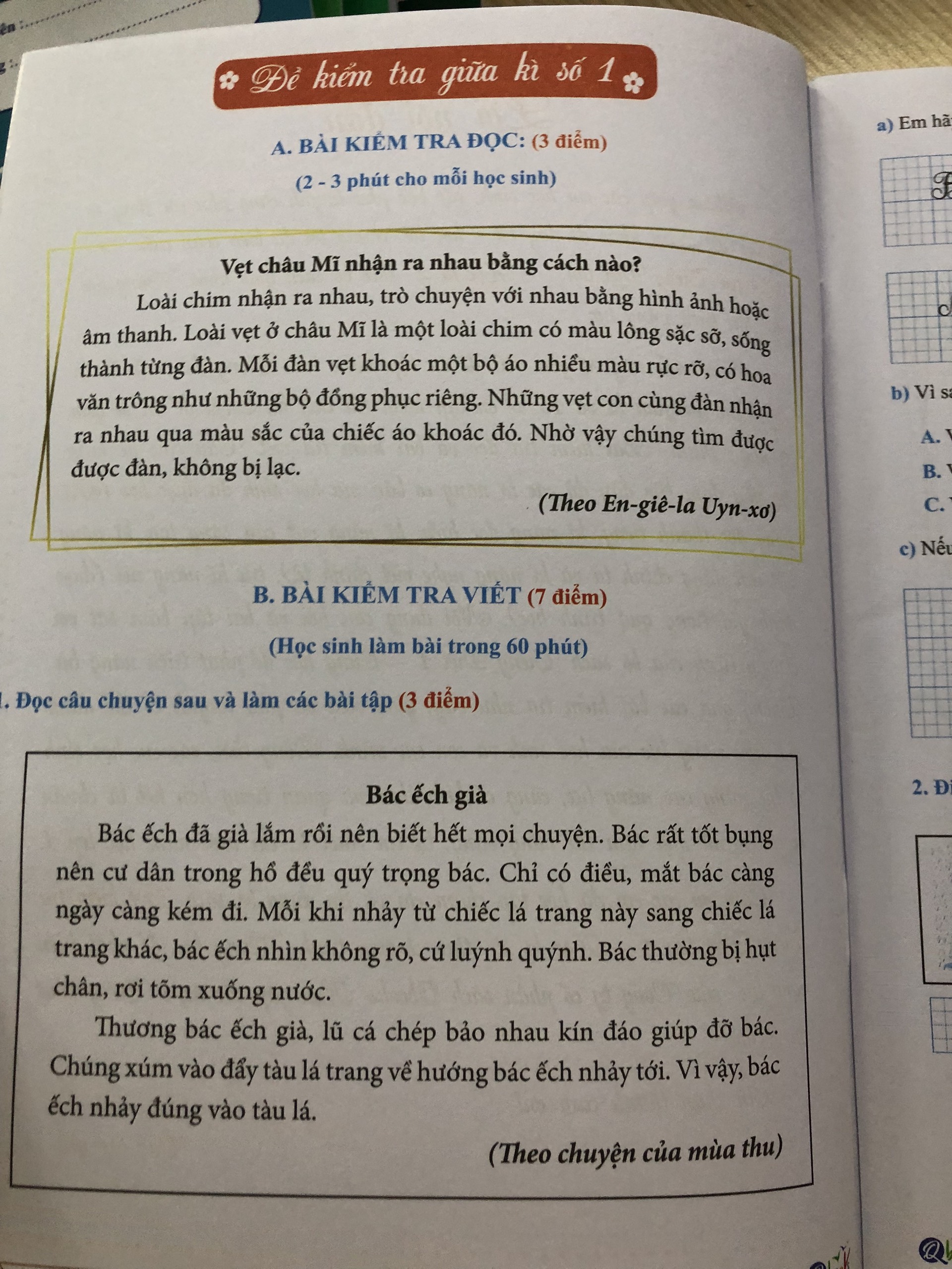 QB - Đề kiểm tra tiếng việt - lớp 1/2 cùng học để phát triển năng lực