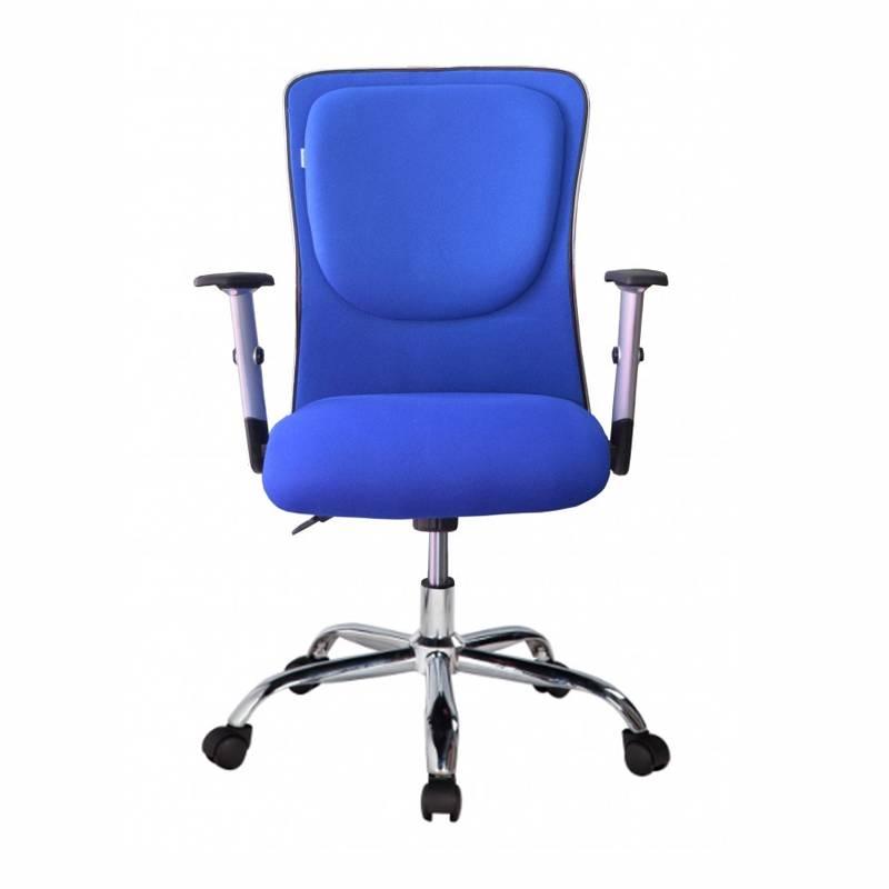 Ghế Trưởng Phòng Tay Điều Chỉnh Chân Thép Mạ IB341 Ibie - Xanh