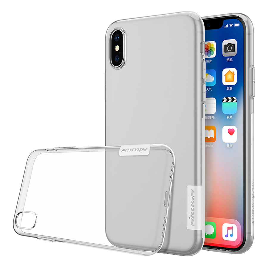 Ốp Lưng Dẻo Nillkin Cho iPhone X NILLKINIPX-CA (Trong Suốt) - Hàng Chính Hãng