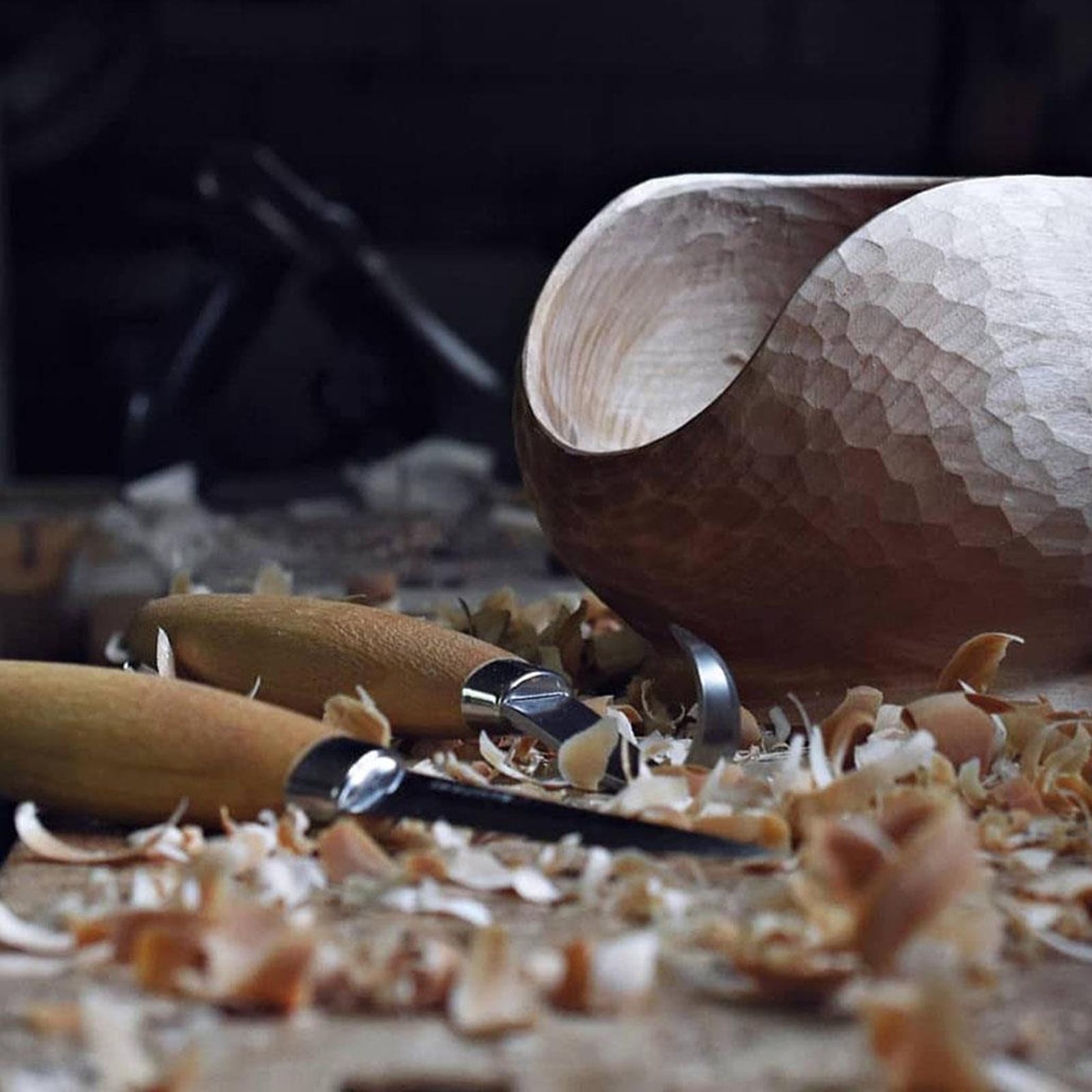 2Pcs Wood Carving Kit Woodworking DIY Cutting Tool Craft Art Projects