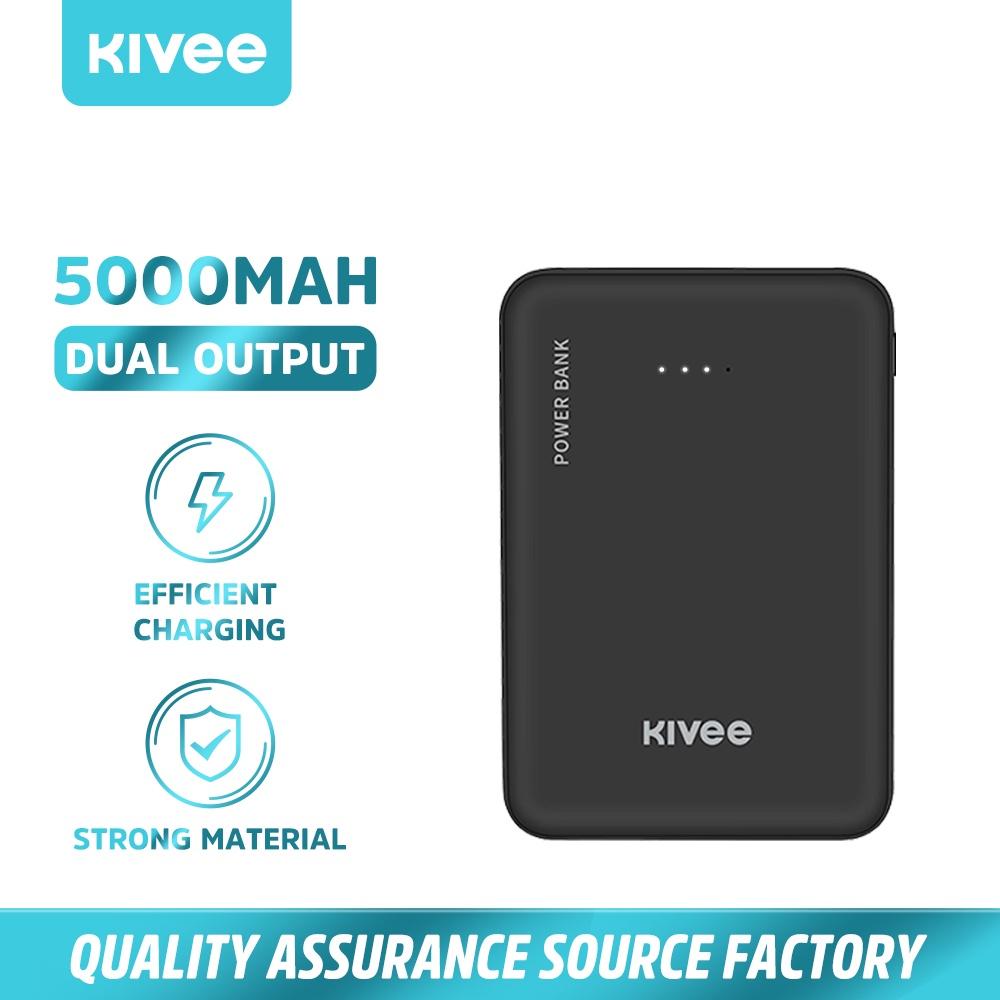 Sạc Dự Phòng Kivee 20000mAh 10000mAh Siêu Bền Tích Hợp Đèn LED Báo Pin Cho iPhone Huawei Samsung OPPO Vivo Xiaomi-- Hàng Chính Hãng